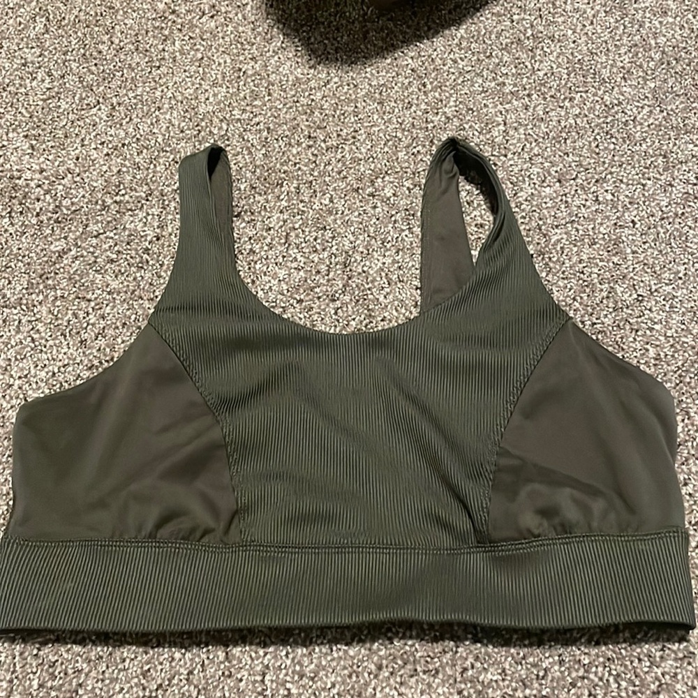 Green Sports Bra